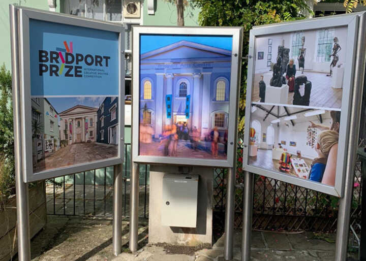 Triple Post Mounted External Noticeboard for Bridport Arts Centre