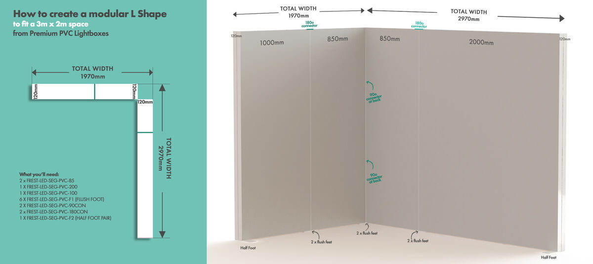 120mm-PVC-LED-Light-Box-L-Configuration-1970mm-x-2970mm-with-dims.jpg