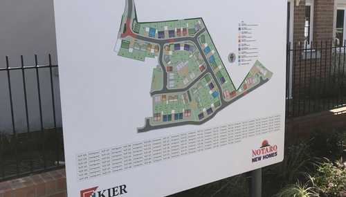 Post Mounted Signage Kier Living