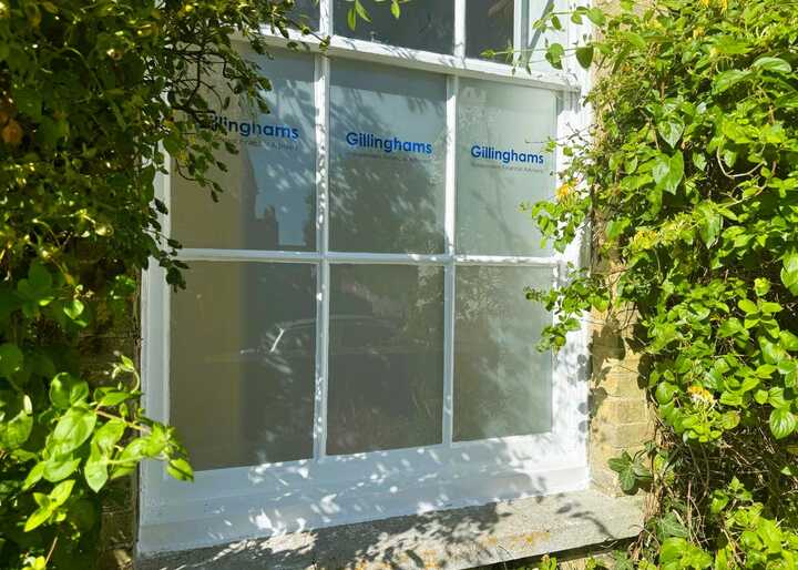 Branded Frosted Window Vinyls for Hartley's & Gillinghams