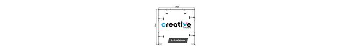 3x3 Shell Scheme Fabric Exhibition Stand Dimensions - Creative Solutions.jpg