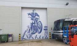 Roller Shutter Door Graphics for Motolegends Roller Shutter Door Graphics for Motolegends