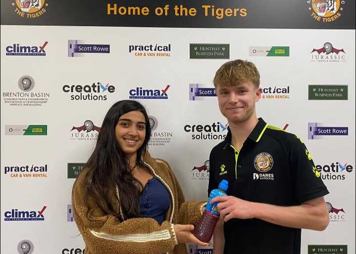 Custom Printed Man of the Match Board - Photo By Axminster Town FC