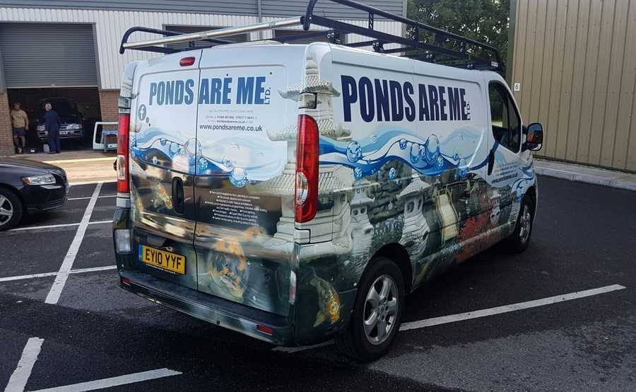 Vehicle Wrap Design Ponds Are Me