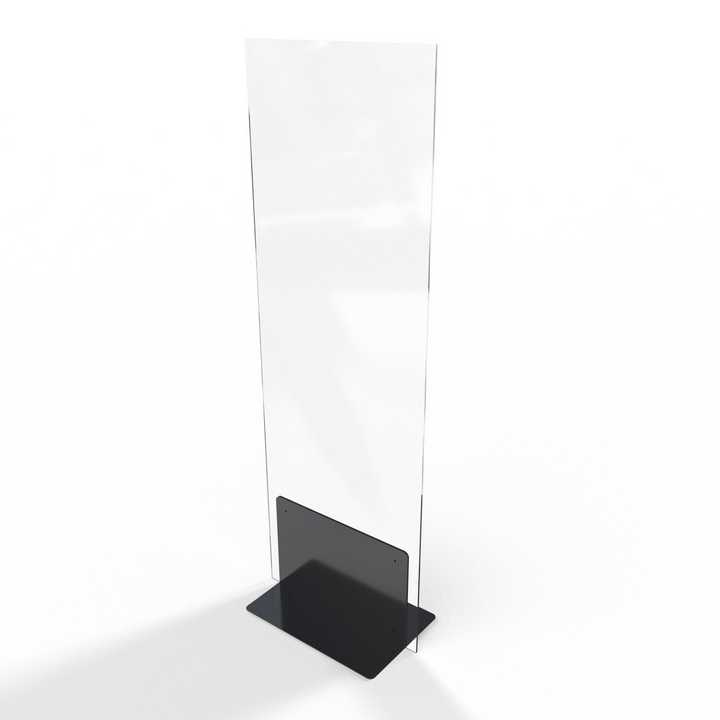 freestanding protective plastic screen divider