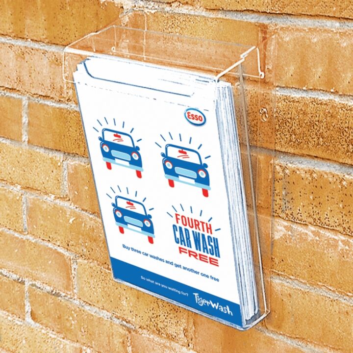 Acrylic Outdoor Leaflet Holder in use.png