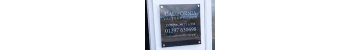 Acrylic Plaque External Business Signage for California Fitness Gym.jpg