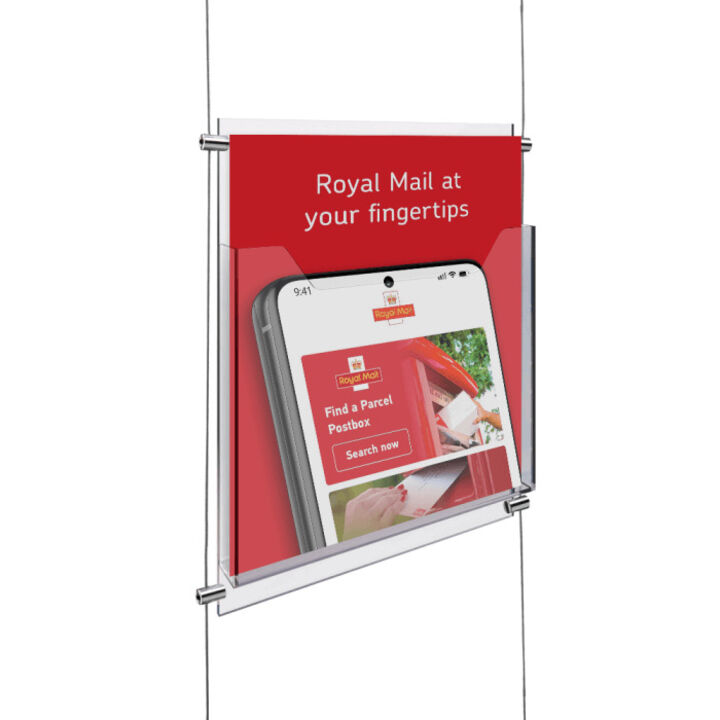 Add an A4 leaflet holder to your cable and rod displays.png