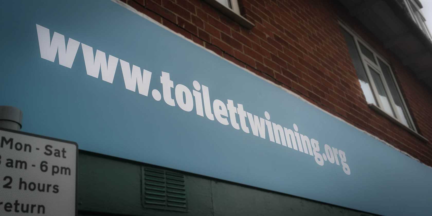 Shop Fascia Signage Toilet Twinning