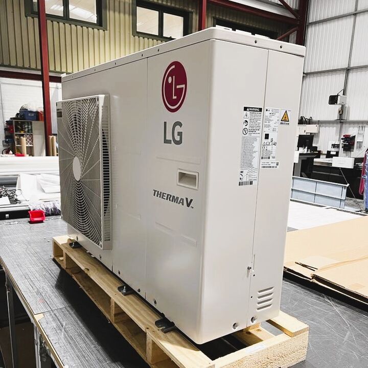 Air Source Heat Pump Vinyl Wrap - LG HM071MR U44 Matt Black Colour Change - BEFORE - Wrapped By Creative Solutions.jpg