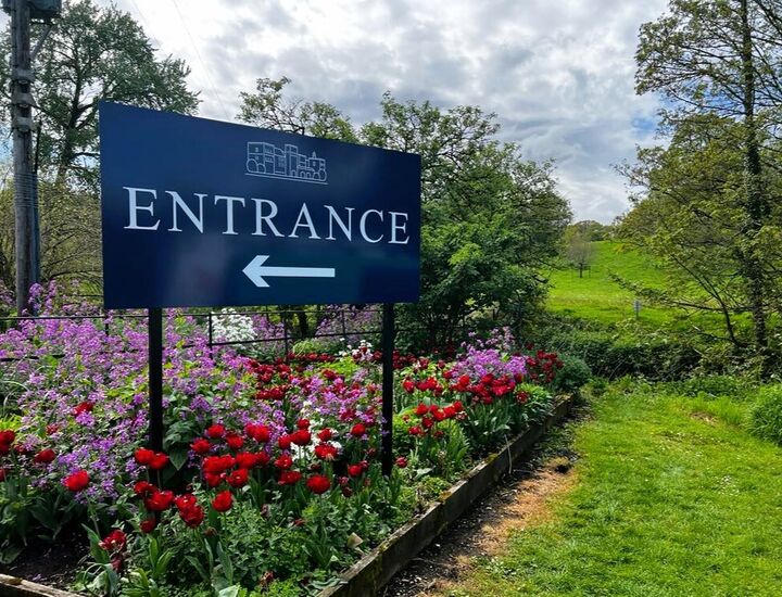 Aluminium Panel and Post Mounted Signage for Forse Abbey Gardens.jpg