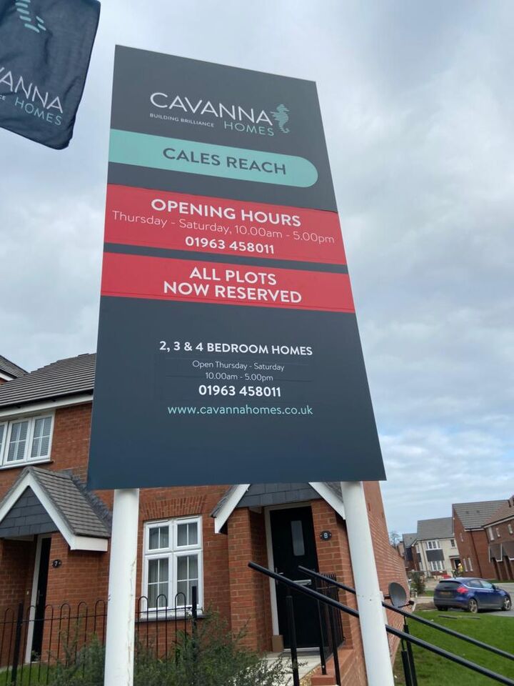 Aluminium Post Sign for New Build Homes.jpg