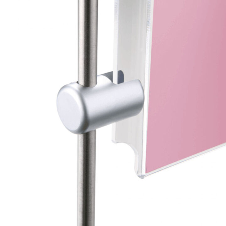 Attach grips to your rods to display poster pockets and leaflet holders.png