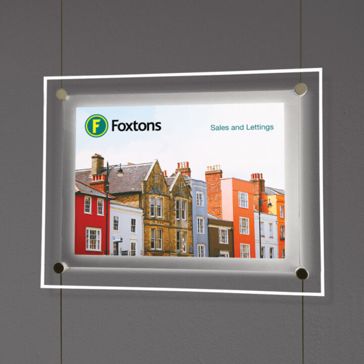 Printed Backlit Poster Film In Situ - Estate Agents.png