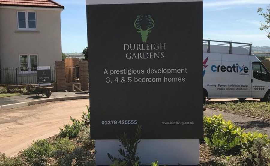 Totem Signage for Kier Living