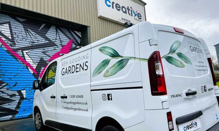 Branding A Renault Traffic Van for Ben Gooding Gardens
