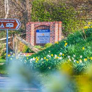 External Signage at Highlands End Holiday Park