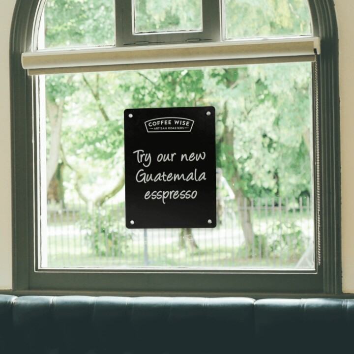 Chalkboard Window Display with Suction Cups (+ FREE Chalk Pen)