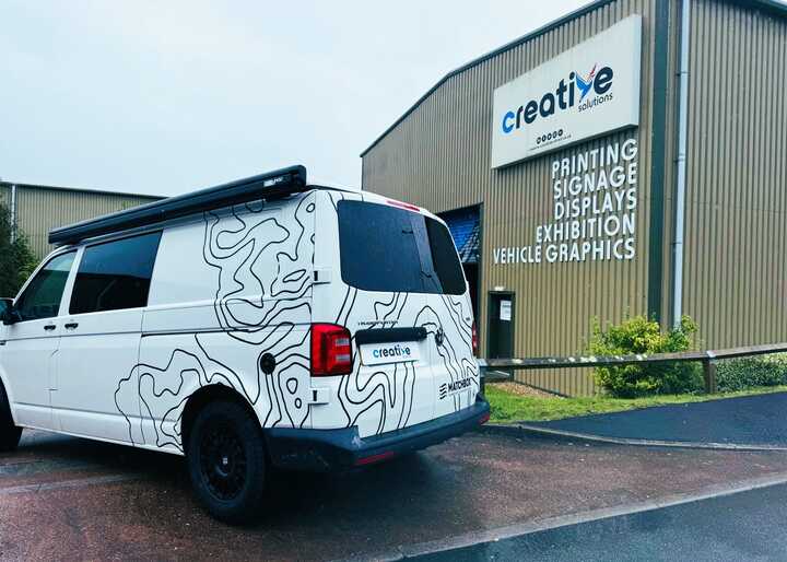 Contour Line Vehicle Graphics for VW Transporter Converted Camper