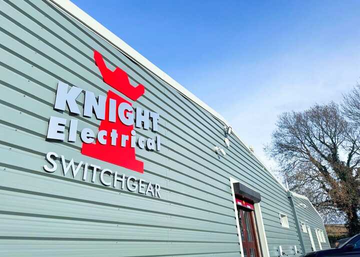 Custom Outdoor Signage for Knights Electrical Switchgear Ltd