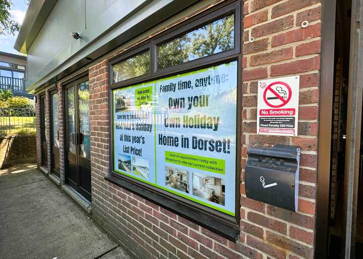 Custom Printed Full-Colour Window Graphics for Newlands Holiday Park