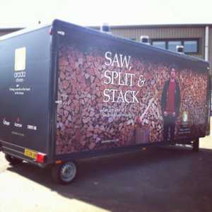 Trailer Wrapping for Arada Stoves