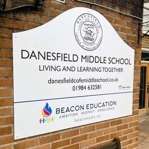 After - Danesfield Wall Mounted Sign