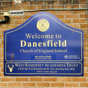 Before - Danesfield Wall Mounted Sign