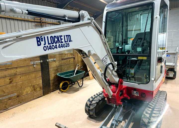 Digger Branding Graphics for B&J Locke Ltd