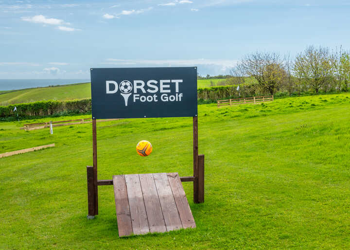 Dorset Foot Golf Course Signage for Highlands End Holiday Park