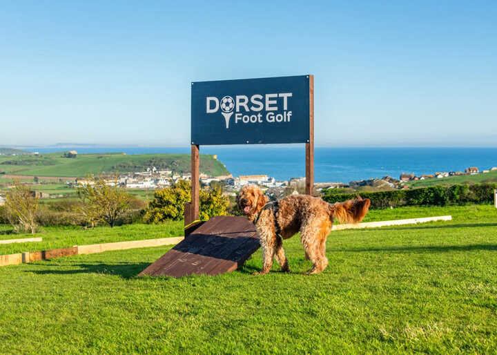 Dorset Foot Golf Course Signage - Great Fun For All The Family, Even The Dog!