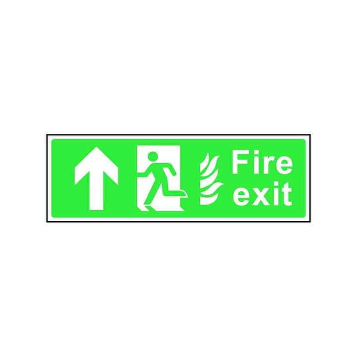 Fire Exit With Flames Up