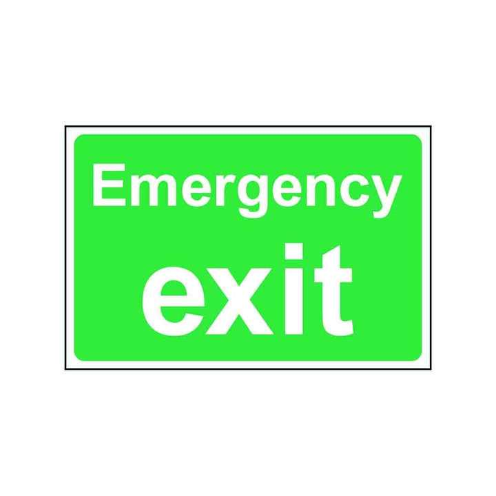 Emergency Exit Sign