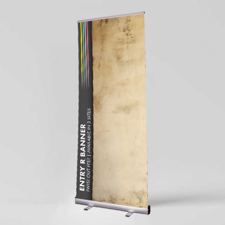 Entry Roller Banner Stand