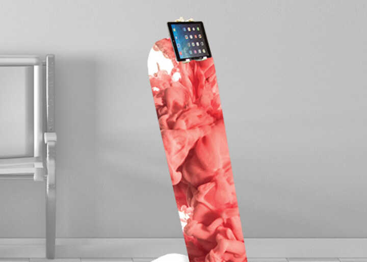 Custom Printed Fabric iPad Stand