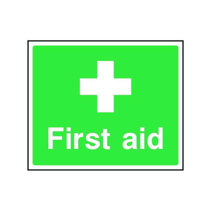 First Aid Sign with Icon