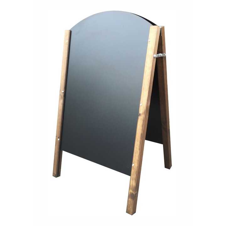 Falcon Chalk A-Board (Curved Top)