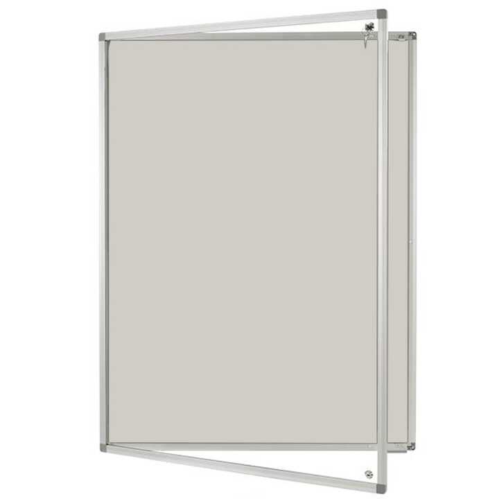 Lockable Aluminium Framed Recycled Polycolour Notice Board
