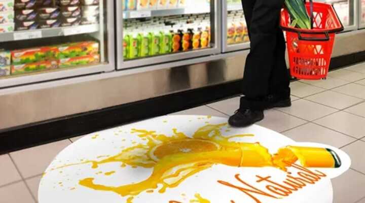 On Brand Custom Floor Graphics to welcome and delight shoppers