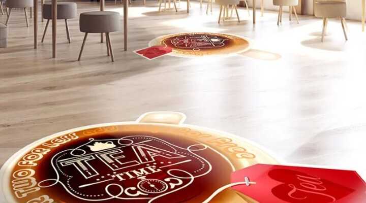 Promote special offers, guide customers and create a lasting impression with hardwearing floor graphics