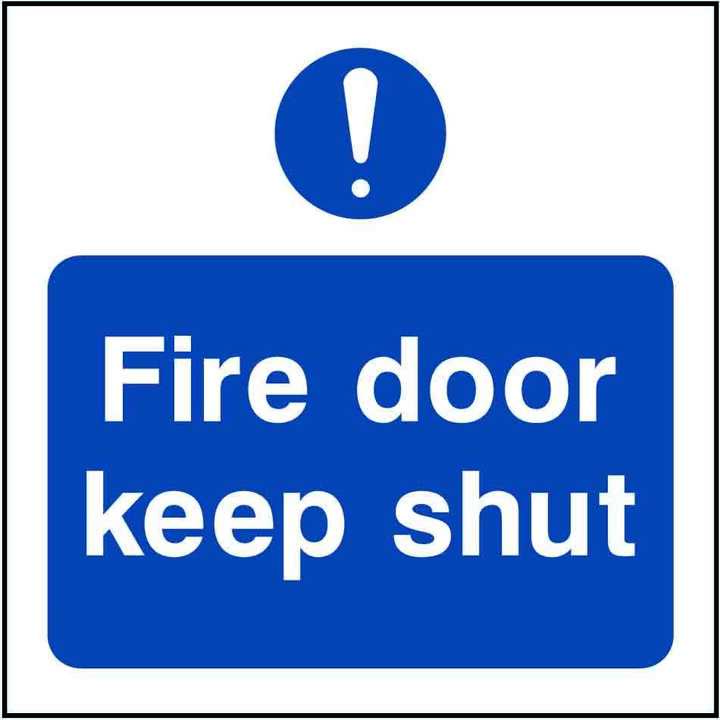 Fire Door Keep Shut (Symbol)