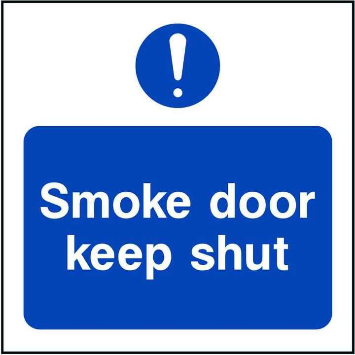 Smoke Door Keep Shut (Symbol)