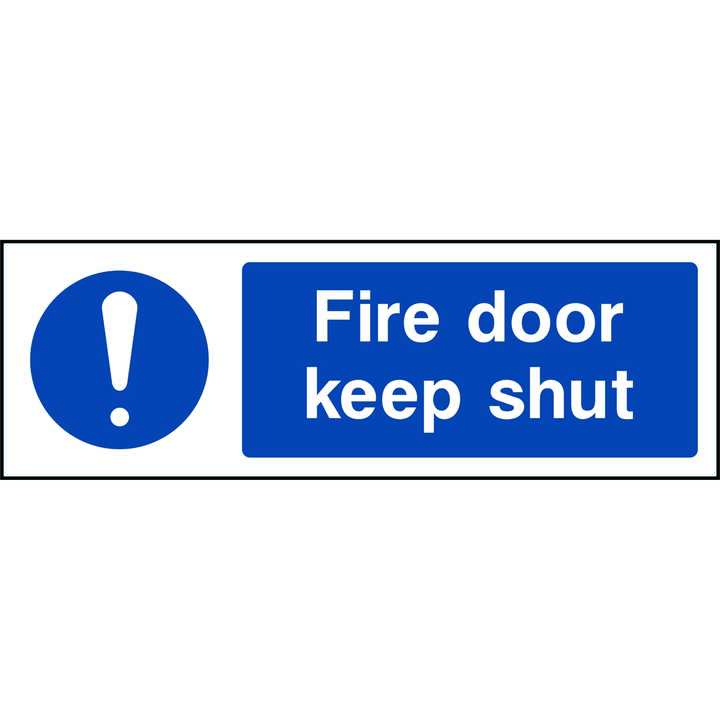 Fire Door Keep Shut - Rectangle