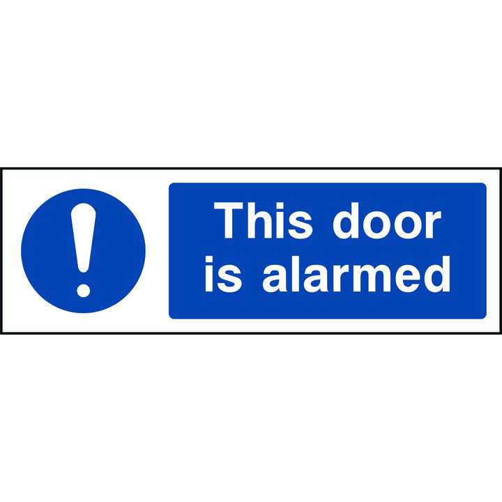 This Door Is Alarmed - Rectangle