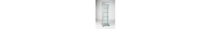 GS3000L Glazed Display Cases - 500 x 500 x 1932mm - 3 Down Lights.jpg