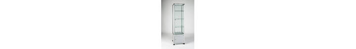 GS3001 Glazed Display Cases - 500 x 500 x 1932mm - With Cupboard.jpg