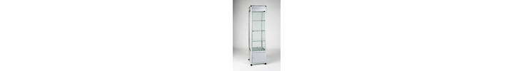 GS3001L Glazed Display Cases - 500 x 500 x 1932 - 3 Down Lights.jpg