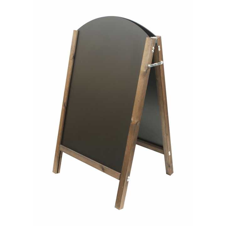 Harrier Chalk A-Board (Curved Top)