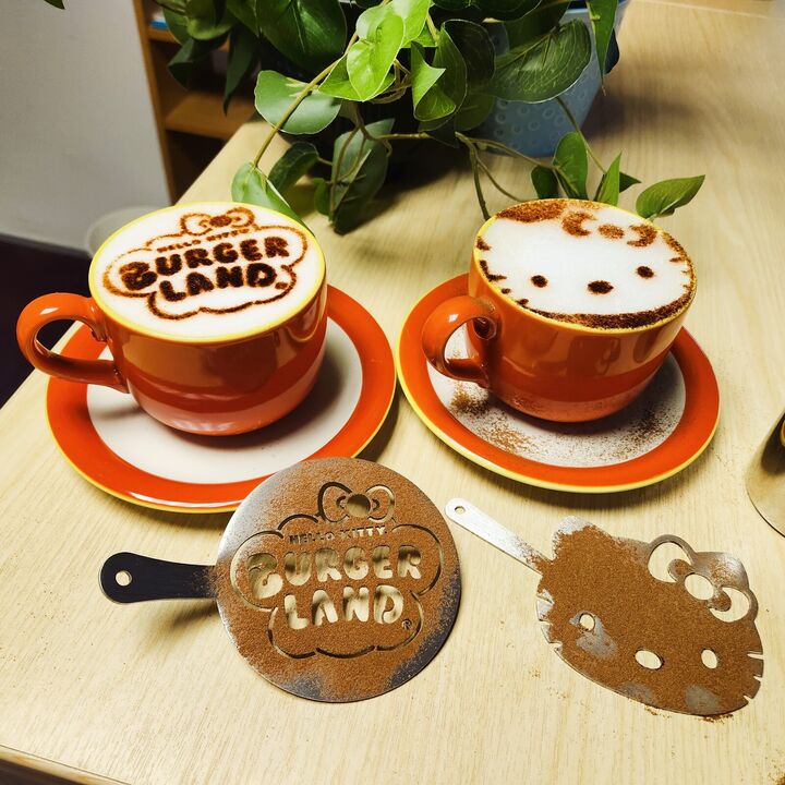 Hello Kitty Custom Cut Branded Coffee Stencils.jpg