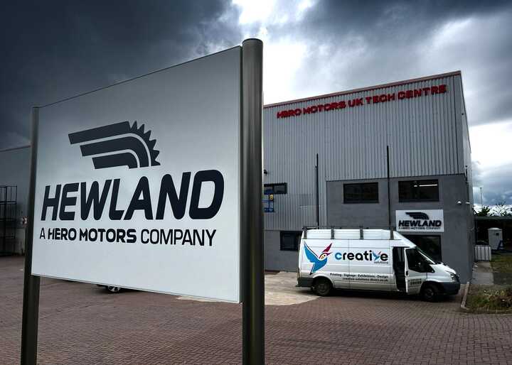 Complete Signage Installation Project for Hewland Engineering's new Technical Centre in Southam